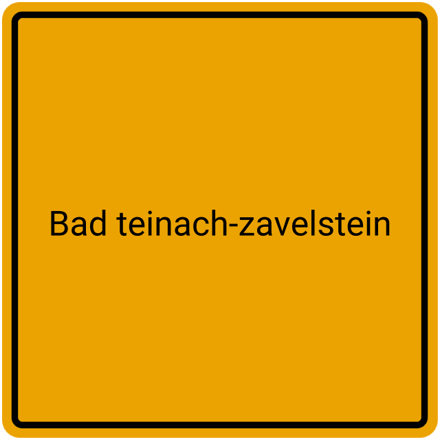 Meldebestätigung Bad Teinach-Zavelstein